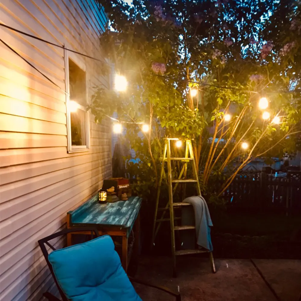 LED防虫電球防蚊透明電球2色装飾裏庭照明