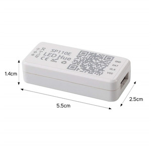 Controlador de <span class=keywords><strong>luz</strong></span> de píxeles inalámbrico SP110E WS2811 WS2812B ws2812 regulador de intensidad SK6812 RGB RGBW APA102 WS2801 pixeles tira de <span class=keywords><strong>Led</strong></span> IOS Android - Product Image 2
