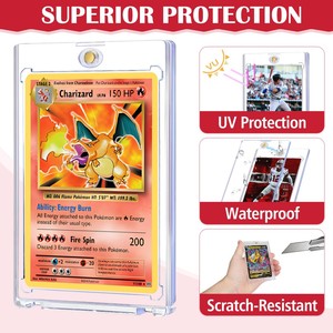 20ct một chạm từ chủ sở hữu thẻ LED ánh sáng thẻ cứng tay áo trường hợp cho mtg tiêu chuẩn hiển thị thẻ kinh doanh 35pt - Product Image 4