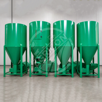 Nouvelle machine à mélanger et broyer les aliments 150-2000 kg/h pour la transformation des aliments pour volailles et bétail, monophasée/triphasée avec moteur en cuivre pur