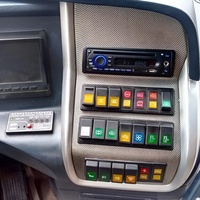 Universal Single Din Truck Coach CD Radio Bus Reproductor de DVD Micrófono Bus MP3 Reproductor multimedia Entrada de micrófono de 24V