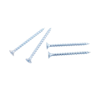 Vis à cloison sèche galvanisées au zinc blanc, filetage grossier, 1-5/8 pouces, pointe autotaraudeuse pour le bois avec tête cruciforme