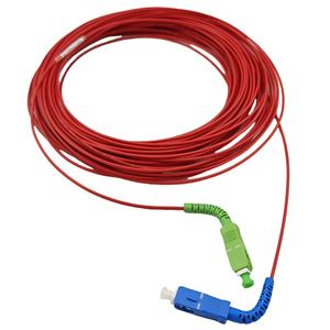 Cordon de raccordement fibre de haute qualité SC Flexible/<span class=keywords><strong>APC</strong></span> à SC Flexible/UPC BI G.657.A.1 Câble fibre <span class=keywords><strong>rouge</strong></span> PVC 9/125 monomode Simplex 2mm - Product Image 3