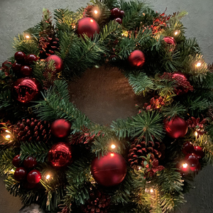 OEM Artificial Christmas <strong>Wreaths</strong> for <strong>Small</strong> Business Handmade Decorative Xmas <strong>Wreath</strong> for Boutique Christmas Decor - Product Image 5