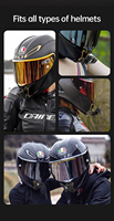 Support de mentonnière pour casque de moto Support de caméra pour casque de moto Support de sangle magnétique à dégagement rapide pour casque de moto