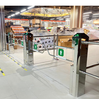 Tourniquet automatique d'entrée de supermarché avec capteur radar, moteur sans balais en acier inoxydable, protection IP67, haute qualité
