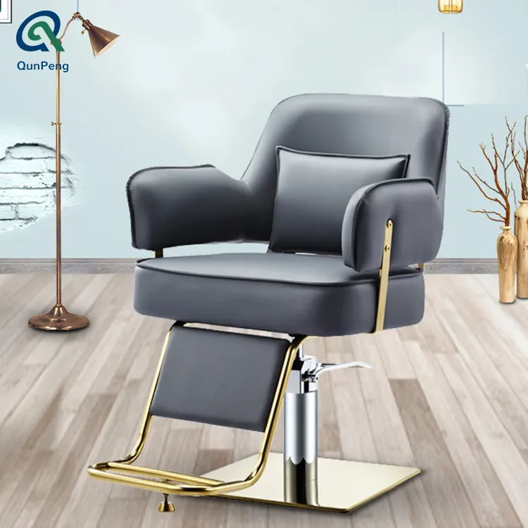 キッズサロン家具美容理髪椅子スタイリングチェアゴールド理髪椅子と機器