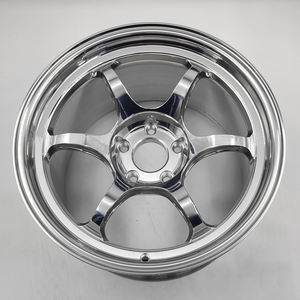 SY-09072 1-teilige polierte geschmiedete Felgen, Tiefbett-Design, klassisch 6-Speichen, 18 19 20 21 22 24 26 Zoll, individuell gestaltete PKW-Felgen - Product Image 1
