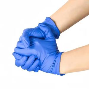 Gants synthétiques en vinyle et nitrile bleu-noir, transparents, sans <span class=keywords><strong>poudre</strong></span> - Product Image 3