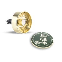 Diffuseur de voiture rond de couleur verte, prix d'usine bon marché, cadeau de festival