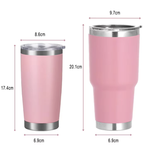 แก้วน้ำเก็บความร้อนสแตนเลสขนาด 20 ออนซ์/30 ออนซ์ สกรีนโลโก้ได้ แก้วกาแฟเก็บอุณหภูมิ แก้วน้ำแบบพกพา - Product Image 6