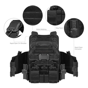 Chaleco Táctico Magnético de Liberación Rápida, Sistema MOLLE, Multifuncional, Ajustable para Todo el Cuerpo, para Entrenamiento al Aire Libre y Seguridad - Product Image 3