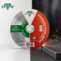 Disque de coupe 180x1,6x22,2 mm, disque abrasif ultra fin de 7 pouces pour meuleuse d'angle, métal, acier inoxydable