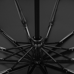 Paraguas Plegable de Tres Secciones con Apertura Automática, 10 Varillas de Nailon, Protección Solar y Contra la Lluvia, Diseño Minimalista, para Viajes - Product Image 2