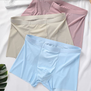 Ladymate ODM/OEM Calzoncillos <span class=keywords><strong>Boxer</strong></span> da <span class=keywords><strong>uomo</strong></span> mutandine in <span class=keywords><strong>microfibra</strong></span> da <span class=keywords><strong>uomo</strong></span> in seta di ghiaccio comodo morbido mutandine intimo <span class=keywords><strong>Boxer</strong></span> - Product Image 2