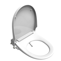 Vente en gros d'articles sanitaires pour salle de bain Wc Siège de toilette allongé à fermeture en douceur