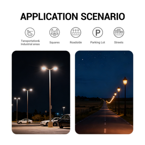 OUTLUX TG009 Lámpara Solar <span class=keywords><strong>de</strong></span> Calle <span class=keywords><strong>de</strong></span> Seguridad Premium Comercial Brillante IP65 <span class=keywords><strong>de</strong></span> Plástico, 200-600 vatios, <span class=keywords><strong>Farola</strong></span> Solar LED Integrada - Product Image 5