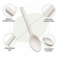 Ensemble de couverts en fibre de canne à sucre naturelle pour la restauration, kits repas pour services de traiteur