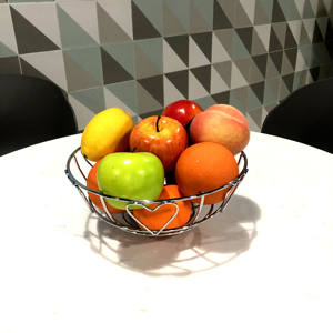 Nuovo prodotto decorativo pane di frutta tessuto piatto cesto di conservazione cibo espositore cibo organizzatore cesto cibo porta cono cibo - Product Image 3