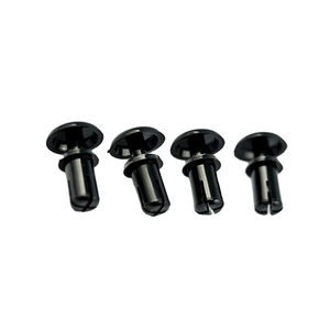 <span class=keywords><strong>Remache</strong></span> de <span class=keywords><strong>Plástico</strong></span> Redondo con Cabeza de Presión RC Blanco y Negro para Montaje - Product Image 1