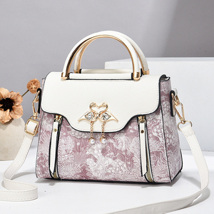 PU handbag 2025 new style women's handbag high-end shoulder bag crossbody bag small <b>square</b> bag - Product Image 5