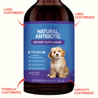 Antibiotiques liquides pour animaux de compagnie, soins aux antibiotiques naturels pour chiens et chats, soulagement des allergies et des démangeaisons, soutien immunitaire, haute teneur en protéines