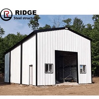 Almacén de metal industrial personalizado de fábrica prefabricada Casa de almacén estructural de acero ligero prefabricada Planes de construcción para la venta