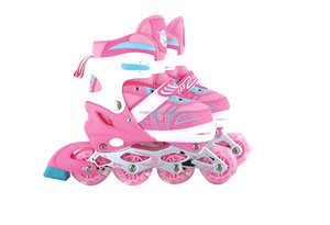 Patines de Ruedas Ajustables de 4 Ruedas para Niños y Niñas con Ruedas de PU Brillantes para Exteriores - Product Image 4