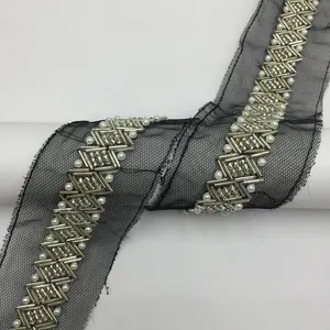 Bán Phổ Biến Thiết Kế Độc Đáo Mới Thời Trang Rhinestone Trang Trí Cô Dâu Dress Đính Trim Pha Lê Đính Cườm Trim