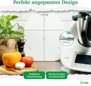 <span class=keywords><strong>Tabla</strong></span> Deslizante para <span class=keywords><strong>Thermomix</strong></span> TM5/TM6, <span class=keywords><strong>Tabla</strong></span> Deslizante de Acrílico Premium, Movimiento sin Esfuerzo y Soporte Seguro - Product Image 4