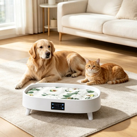 Lit surélevé pour chat avec contrôle intelligent de la température, canapé-lit chauffant et rafraîchissant toutes saisons pour animaux de compagnie, tapis amovible et lavable pour petits chiens et chats
