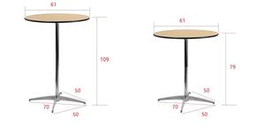 Meilleure vente 2026 - Personnalisation gratuite - Comptoir de <span class=keywords><strong>bar</strong></span> rond en <span class=keywords><strong>bois</strong></span> massif - <span class=keywords><strong>Table</strong></span> <span class=keywords><strong>haute</strong></span> fixe pour cocktails - Utilisation en restaurant et hôtel - Product Image 5