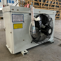Enfriador de Aire Industrial para Cámaras Frigoríficas de Baja Temperatura, Evaporador para Almacenamiento de Alimentos Congelados, Combinado con Unidad de Condensación, Suministro de Fábrica