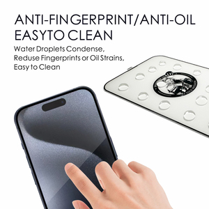 Protector de Pantalla de Vidrio Templado 2.5D Premium 9H para <span class=keywords><strong>iPhone</strong></span> 13 <span class=keywords><strong>14</strong></span> 15 16 <span class=keywords><strong>Pro</strong></span> Max <span class=keywords><strong>Cristal</strong></span> Templado - Product Image 3