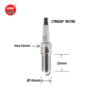 Usine directement <span class=keywords><strong>prix</strong></span> Platinum NGK SPARK prises LTR6GP 90198 pour Buick Chevrolet Auto Plug - Product Image 5