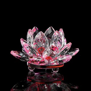 Kristal Lotus çiçeği renk yansıma Feng Shui ev dekorasyonu - Product Image 3