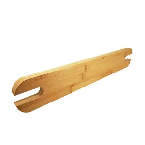 Chỗ để chân bằng tre có thể điều chỉnh cho ghế ăn dặm trẻ em, Chỗ để chân bằng gỗ tùy chỉnh cho ghế ăn dặm trẻ sơ sinh, Thiết kế tối giản hỗ trợ - Product Image 2