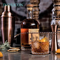 Ensemble de shaker à cocktails de luxe de haute qualité, durable, fournisseurs, création d'usine, 700 ml, logo personnalisé, kit de barman en acier inoxydable
