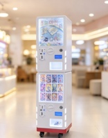 Distributeur de cartes à collectionner pour cartes de jeu, cartes anime, avec mini accepteur de pièces et lecteur de cartes