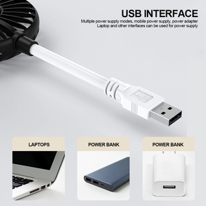 Ventilateur de bureau USB flexible, Plug and Play, mini ventilateur de refroidissement pliable pour ordinateur <span class=keywords><strong>portable</strong></span>, batterie externe, <span class=keywords><strong>PC</strong></span>, accessoire de ventilateur de bureau <span class=keywords><strong>portable</strong></span> - Product Image 5