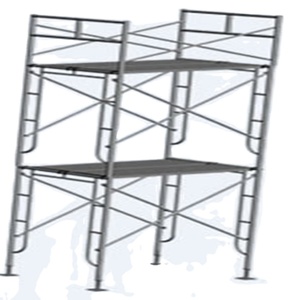 Échafaudage en acier miniature MJ, plateforme pliable, galvanisé à chaud, design moderne, utilisation hôtelière, échafaudage portable pour peinture intérieure, ISO - Product Image 5