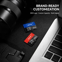 Tarjeta de Memoria Micro TF OEM ODM al por Mayor para Cámara DSLR, Videocámara, Vlog, Video 4K, Clase 10 U3, 32GB, 64GB, 128GB