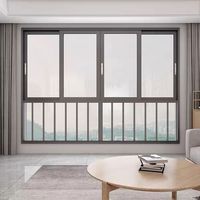 Fenêtre coulissante à double vitrage en aluminium à prix avantageux aux Philippines