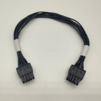 موصل MOLEX 224089 بخطوة 2.5 مم، 10 أطراف، أنثى إلى أنثى، مع أسلاك سوداء مزدوجة الطرفين للوصلات الداخلية والخارجية
