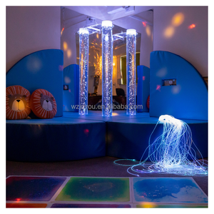 Tubos <span class=keywords><strong>de</strong></span> Burbujas Sensoriales Premium, Equipo <span class=keywords><strong>de</strong></span> Terapia, Tubo <span class=keywords><strong>de</strong></span> Burbujas Luminoso para Niños con Autismo - Product Image 1