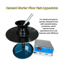 Electronic Motorized Flow Table with Counter 1-Year Warranty for Mortars and Cements Cement Testing Equipment
