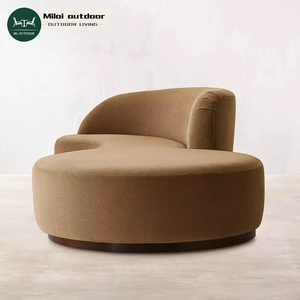 Hiện Đại Cổ Điển Đồ Nội Thất Phòng Khách Bộ <span class=keywords><strong>Sofa</strong></span> Sang Trọng Đơn Giản Thiết Kế Thoải Mái Vải Ba Ghế <span class=keywords><strong>Sofa</strong></span> Giường Modular Biệt Thự - Product Image 2