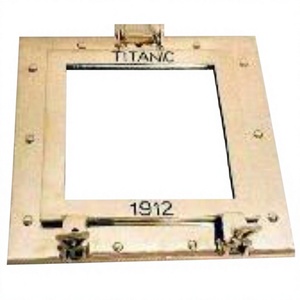 <b>Square</b> Frame Maritime <b>Mirror</b> Gold Plated Pothole <b>Mirror</b> Wholesale Excellent Titanic Ship <b>Mirrors</b> in Nautical Article in Bulk - Product Image 1