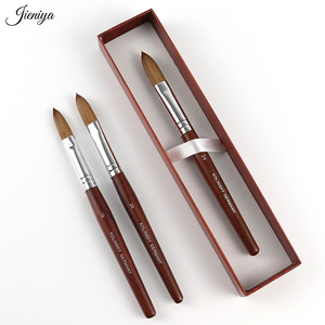 Fabricante profesional <span class=keywords><strong>de</strong></span> cepillos para <span class=keywords><strong>uñas</strong></span> 100% Pure Kolinsky Hair Acrylic Brush Rosewood Handle Acrylic Nail Art Brushes al por mayor - Product Image 2