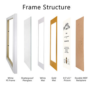 กรอบประกาศนียบัตรสำเร็จการศึกษาสีดำแบบกำหนดเองได้ เป็นมิตรกับสิ่งแวดล้อม ขนาด 8.5x11 นิ้ว A4 พร้อมกรอบใส่เอกสาร - Product Image 4